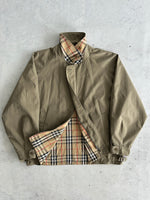 Vintage Burberry Nova Check Zip Up Jacket (XL)
