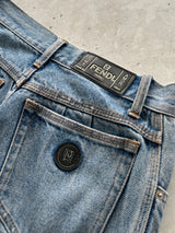 Vintage Fendi High Waisted Jeans (Women's XS)