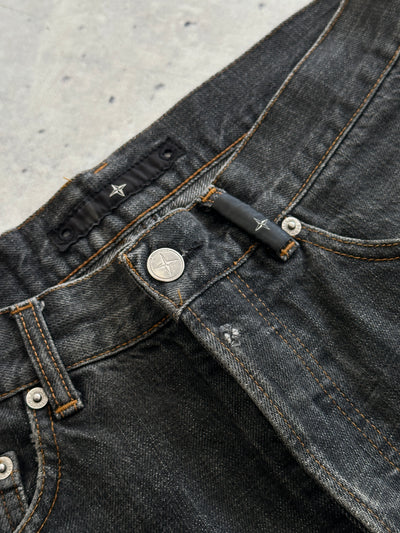00's Stone Island Spell Out Denim Jeans (W32 x L30)