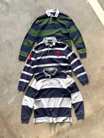Ralph Lauren Heavyweight Stripe Rugby Shirt (L)