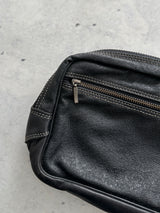 Vintage CP Company Leather Wash Bag / Pouch (One Size)