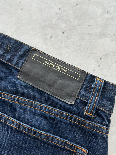 00's Stone Island Spell Out Denim Jeans (W32 x L29)