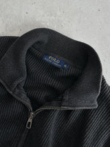 Ralph Lauren double Zip Up full Knit Jumper (XL)