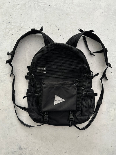 And Wander Reflective Logo 3D Mesh Backpack (One Size)