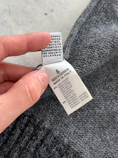 Vintage Dolce & Gabbana Wool Scarf (One Size)