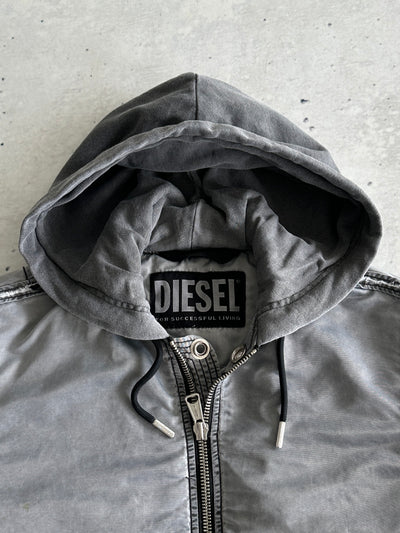 Diesel Zip Up Puffer Jacket (S)
