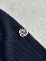 Moncler Maglione Tricot Wool Down Zip Up Cardigan (L)