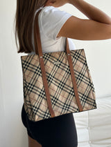 00's Burberry Nova Check Shoulder Bag (One Size)