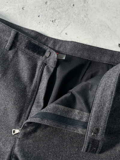 00's Prada Sport Relaxed loose Leg Wool Trousers (W32 x L31)