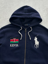 Ralph Lauren Big Logo Kenya Heavyweight Zip Up Hoodie (M)