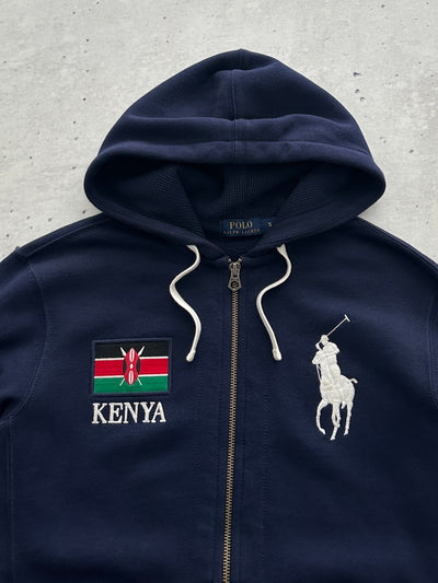 Ralph Lauren Big Logo Kenya Heavyweight Zip Up Hoodie (M)