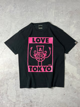 2004 BAPE a bathing ape Tokyo love graffiti exhibition t shirt (S)