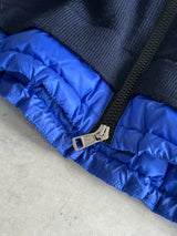 Moncler Maglione Tricot Wool Down Zip Up Cardigan (L)