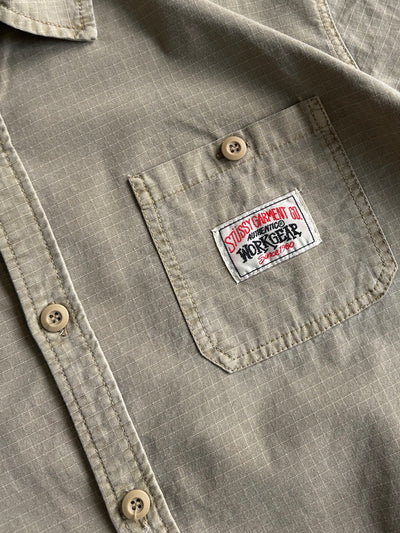 Stussy quality work gear Ripstop heavyweight overshirt (L)