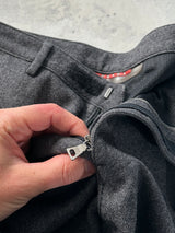 00's Prada Sport Relaxed loose Leg Wool Trousers (W32 x L31)