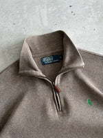 90's Ralph Lauren Heavyweight 1/4 Zip Jumper (S)