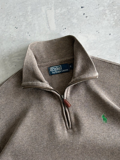 90's Ralph Lauren Heavyweight 1/4 Zip Jumper (S)