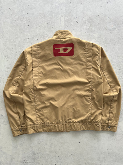 Vintage Diesel Embroidered Logo Zip Up Jacket (L)