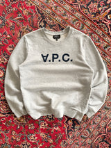 A.P.C. Logo Crewneck Sweatshirt (S)
