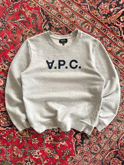 A.P.C. Logo Crewneck Sweatshirt (S)