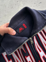 90's Kappa England Zip Up Track Jacket (Women's XS/S)