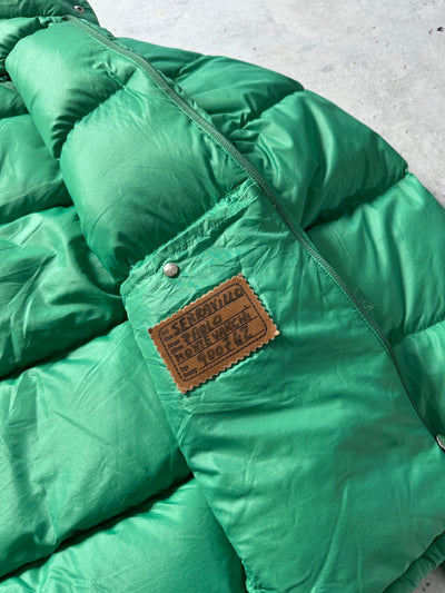 80's Moncler Grenoble Down Fill Zip Up Puffer Jacket / Gilet (L)