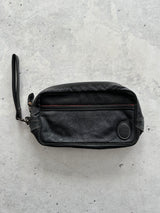 Vintage CP Company Leather Wash Bag / Pouch (One Size)