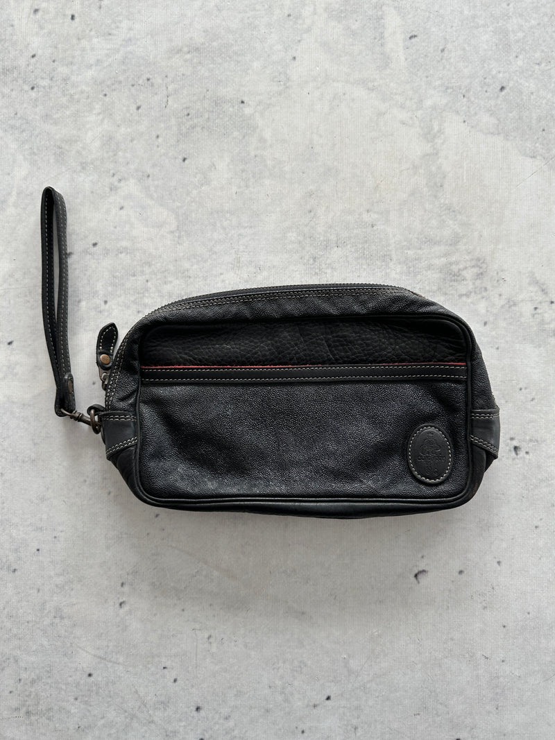 Vintage CP Company Leather Wash Bag / Pouch (One Size)