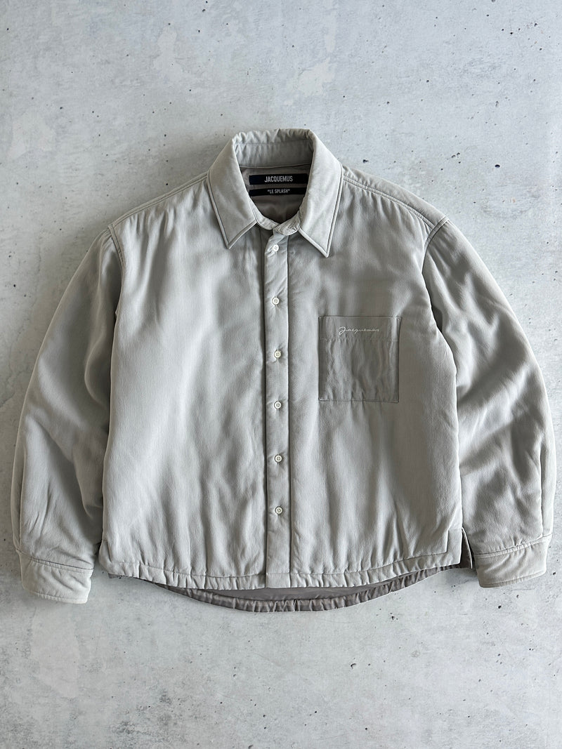 Jacquemus Le Splash Padded Button up Overshirt / Jacket (L)