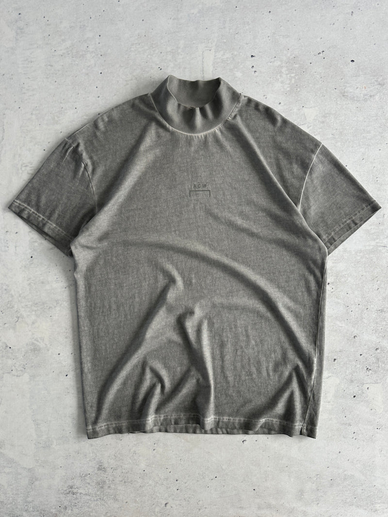 A Cold Wall ACW mock Neck pigment dyed heavyweight T Shirt (L)