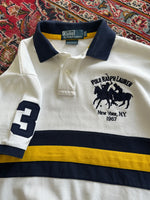 Ralph Lauren Stripe Polo Shirt (M)