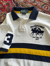 Ralph Lauren Stripe Polo Shirt (M)