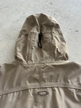 00's Oakley software 1/4 Zip Pullover Hooded Jacket (XL)