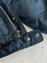 90's Schott NYC Zip Up MA-1 Bomber Jacket (L)