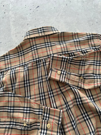 Burberry Nova Check Long Sleeve Shirt (S)