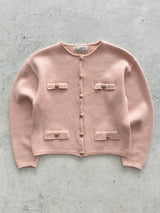 Vintage Gianni Versace Wool Button Up Cardigan (Women's S)