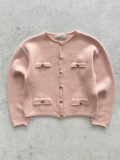 Vintage Gianni Versace Wool Button Up Cardigan (Women's S)