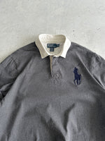 Ralph Lauren Big Logo Heavyweight Rugby Shirt (XL)