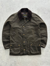 Barbour Ashby Corduroy Collar Wax Jacket (M)