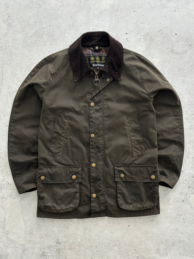 Barbour Ashby Corduroy Collar Wax Jacket (M)