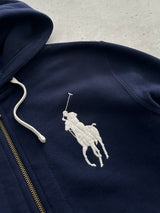 Ralph Lauren Big Logo Kenya Heavyweight Zip Up Hoodie (M)