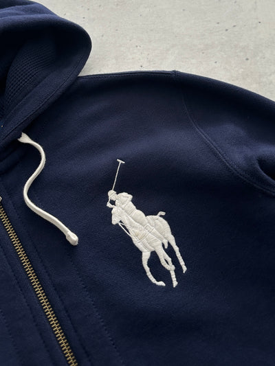 Ralph Lauren Big Logo Kenya Heavyweight Zip Up Hoodie (M)