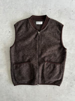Universal Works Wool Zip Up Vest (L)