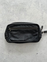 Vintage CP Company Leather Wash Bag / Pouch (One Size)