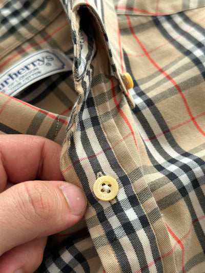 Burberry Nova Check Long Sleeve Shirt (S)