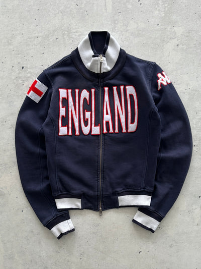 90's Kappa England Zip Up Track Jacket (Women's XS/S)