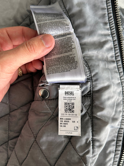 Diesel Zip Up Puffer Jacket (S)