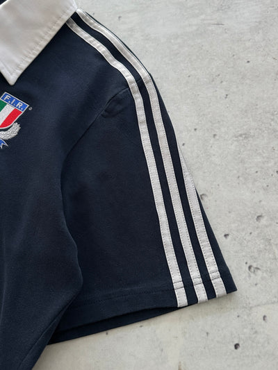 Adidas FIR Italia Heavyweight Rugby Polo Shirt (L)