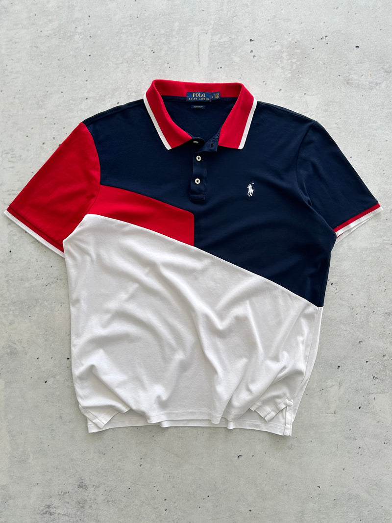 Ralph Lauren colour block Polo Shirt (L)