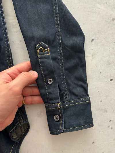 Evisu Gull Wing Multi Pocket Denim Shirt (S)